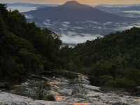 Memorable sunrise experienced at Langsir Campsite