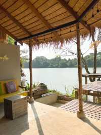ร้านคาเฟ่ริมน้ำแม่กลอง 🌿🌳 High River Café