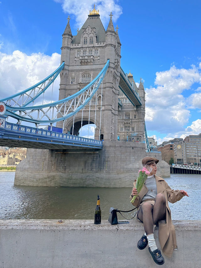 打卡知名地標🌉倫敦橋Tower bridge 🇬🇧