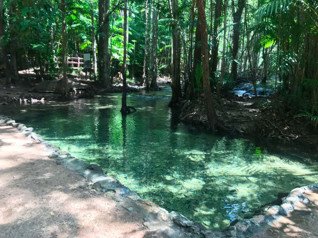 Emerald pool & blue lagoon 