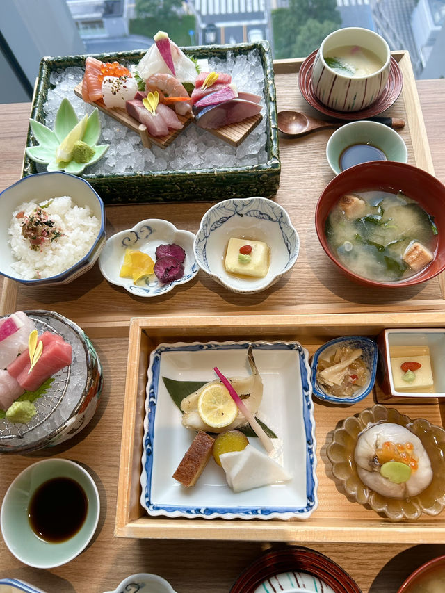 【福岡】博多駅から直結の景観の良い海鮮グルメ🐟