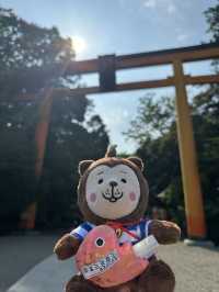 掘蕃薯釣鯛魚護身符的川越冰川神社⛩️🥰