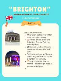 Brighton 3-days itinerary 