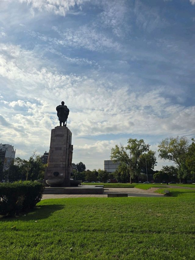 해외여행 부에노스아이레스의 운동공원 Plaza Oriental Republic of Uruguay