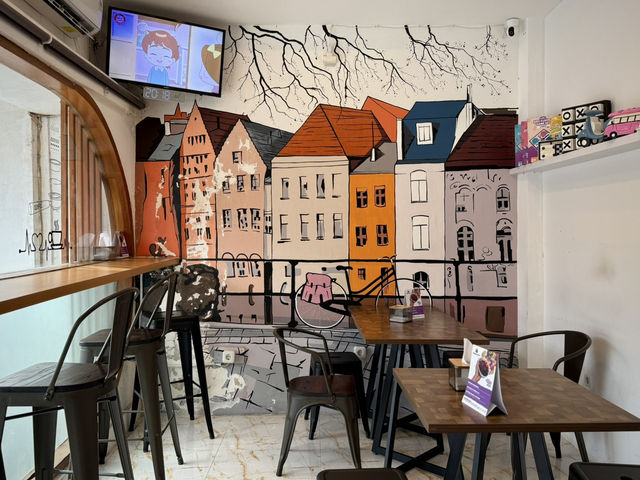 A whimsical childlike cafe in Kuta