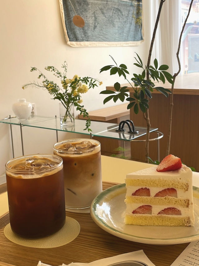 쌀로만든 케이크 카페