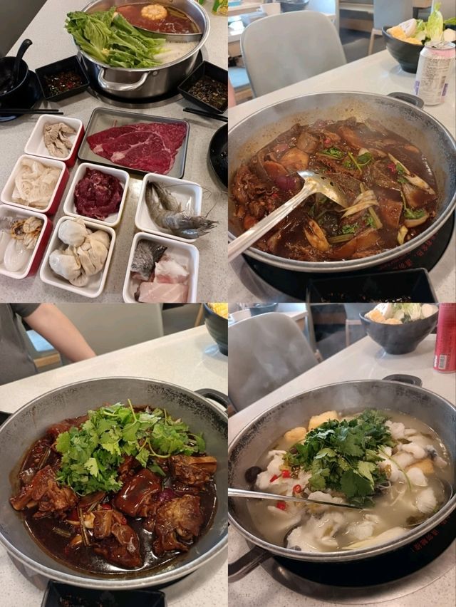 食完熱煲再打邊爐