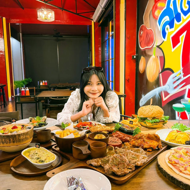 เปิดใหม่!! ร้านอาหารพัทยา ต้นตำรับสเต๊กถาดยักษ์🥩