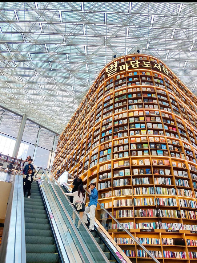 📚ソウル・ピョルマダン図書館｜星のような本と光に包まれる、夢みたいな空間
