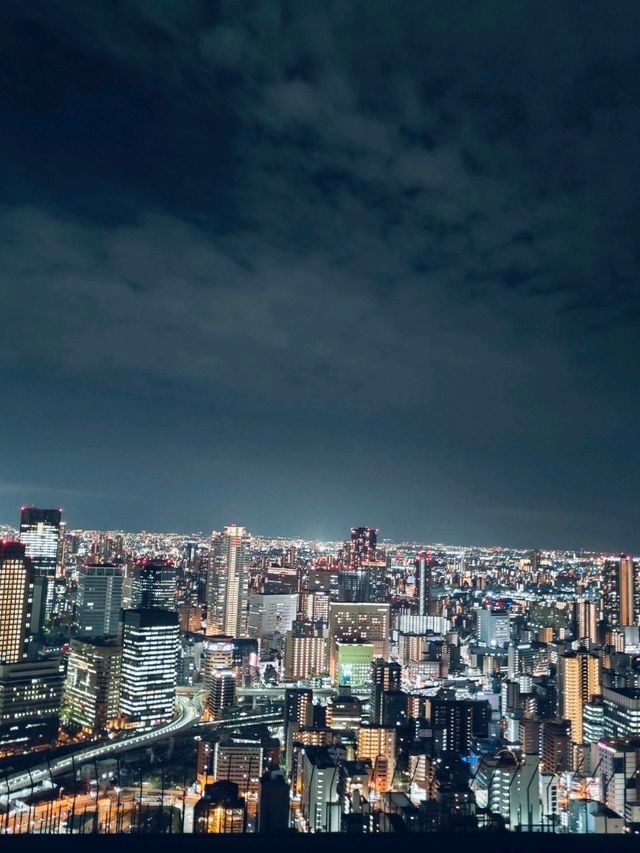 Starlit Osaka: A Night at Umeda Sky Building