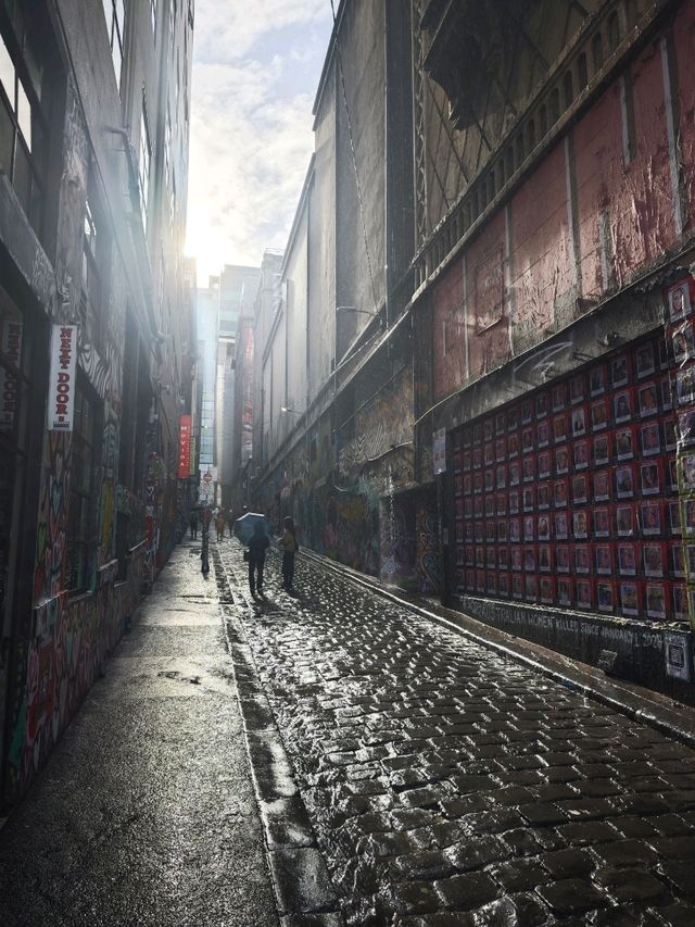 Vibrant Graffiti Art Lane 