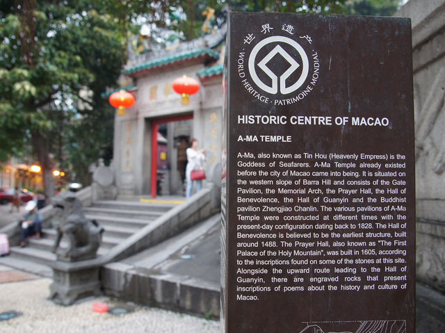⛩️ Where Time Stands Still — A Soulful Visit to A-Ma Temple