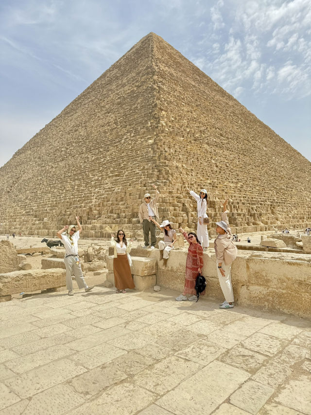 Once in a lifetime with great pyramid 🇪🇬🐪🐫🏜️