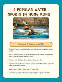 4 - Popular Water Sports in Hong Kong 🇭🇰
