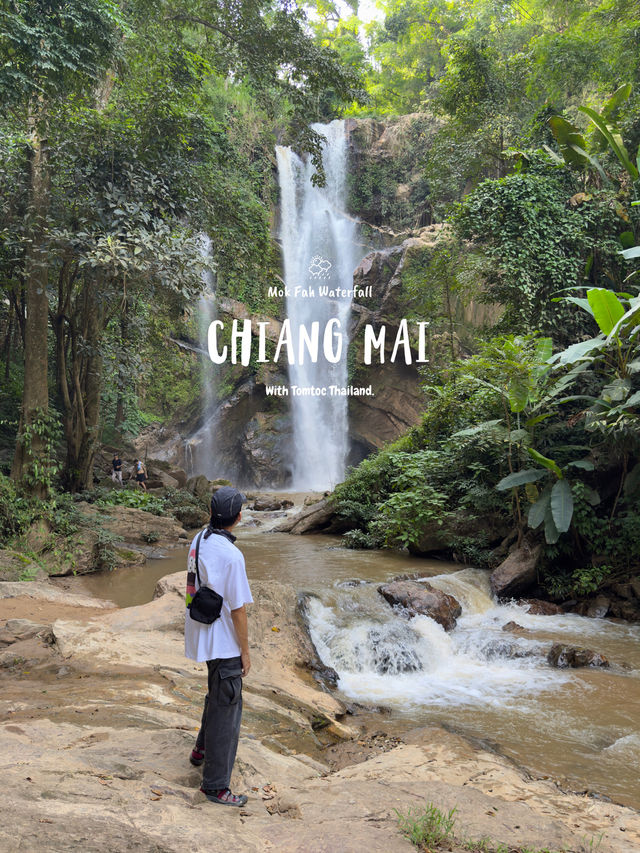 น้ำตกหมอกฟ้า จ.เชียงใหม่ 🌳🌧️🪨💦 น้ำตกหมอกฟ้า จ.เชียงใหม่ 🌳🌧️🪨💦