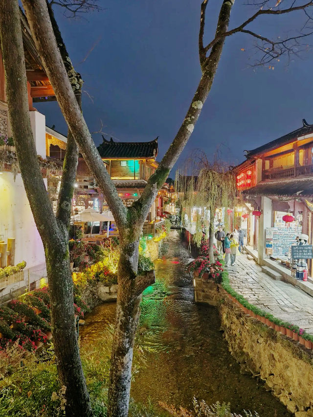 Lijiang Old Town at Night