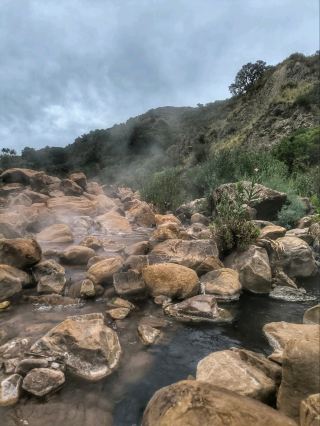 🌿 “The Hidden Oasis of Tunisia: Chebika Hot Springs Lake”