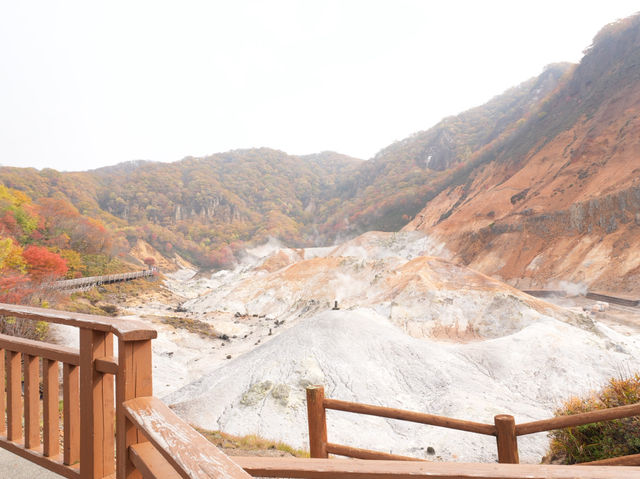 노보리베츠에 갔다면 꼭 들려야할 🍁단풍으로 가득한 ‘노보리베츠 지옥계곡’