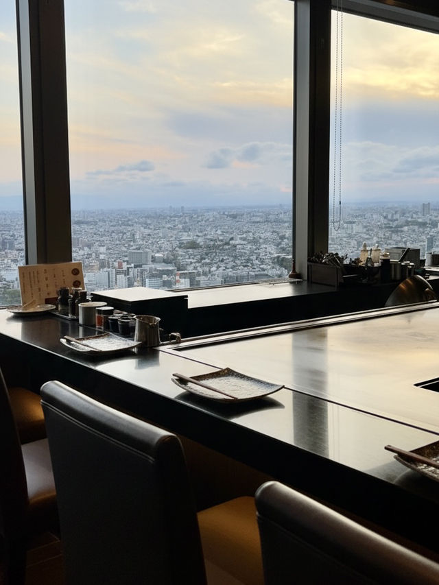 Tokyo’s Night View Dining at Hana Chibo in Ebisu