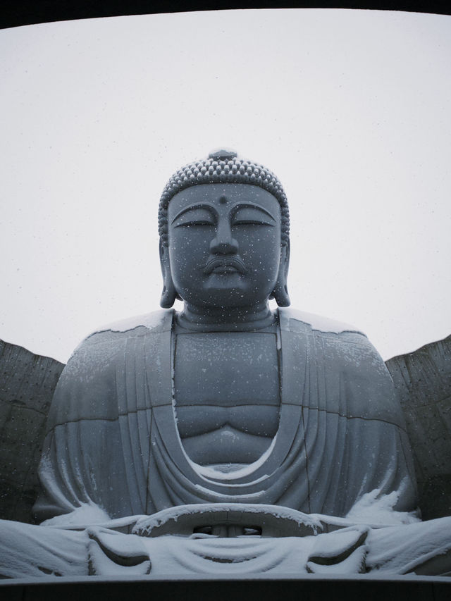 【北海道｜札幌近郊冬季限定】湯咖哩暖胃→雪中頭大佛＋復活島摩艾→白之戀人公園夜燈全亮，完美一天