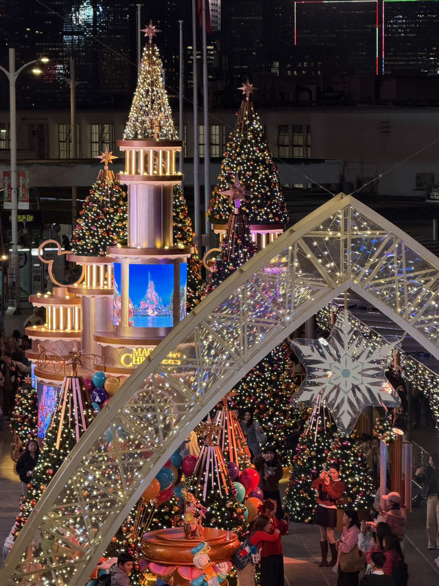 在維港的迪士尼聖誕🎄