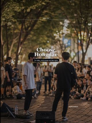  明洞、弘大和江南都很受歡迎，但它們解決的是不同的旅遊需求。