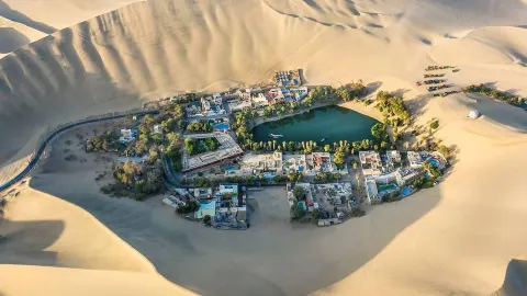 🏜️ Huacachina: Satu-satunya Oase Gurun Alami di Amerika Selatan! — traveler post in Lima