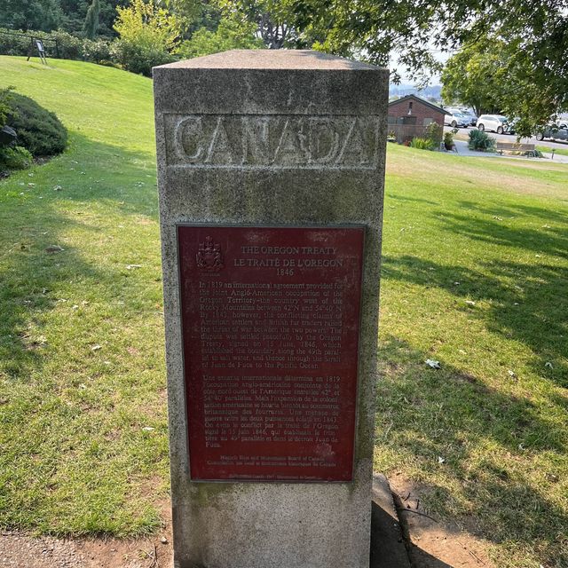 溫哥華 Peace Arch Provincial Park 加拿大美國邊境