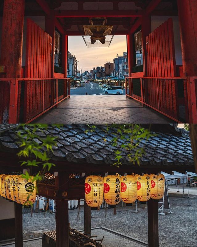 fantastic view of their temple and shrine.