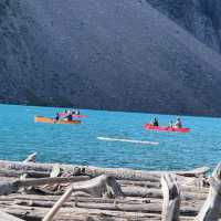 Turquoise water of Moraine Lake