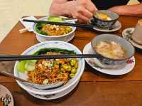 A traditional White Coffee breakfast at Dong Tai Kopitiam
