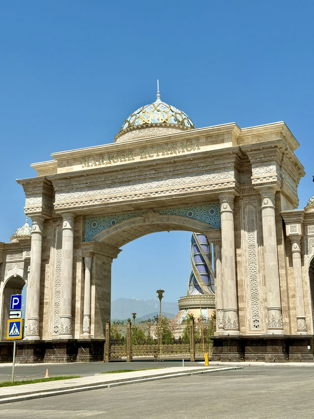 Spring Roses at Independence Square, Dushanbe