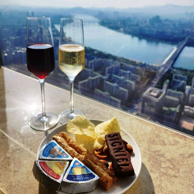 《首爾喜格尼爾酒店》⭐️首爾最高建築，居高臨下，俯瞰整個漢江景色🏙