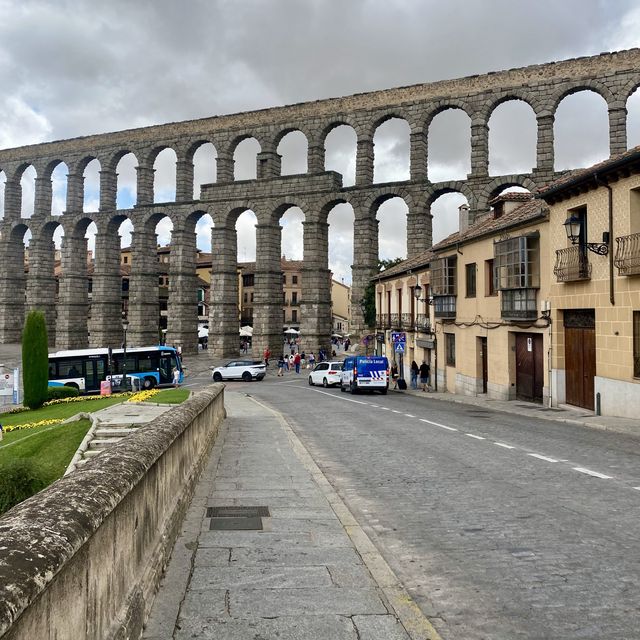 The devil taking a selfie in Segovia