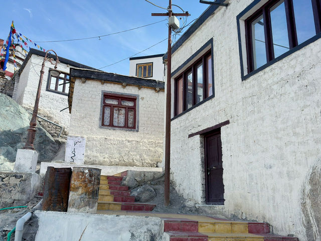 Buddhist Monastery lost high in mountains 