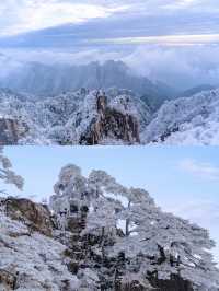 黃山雪景，說走就走的旅行