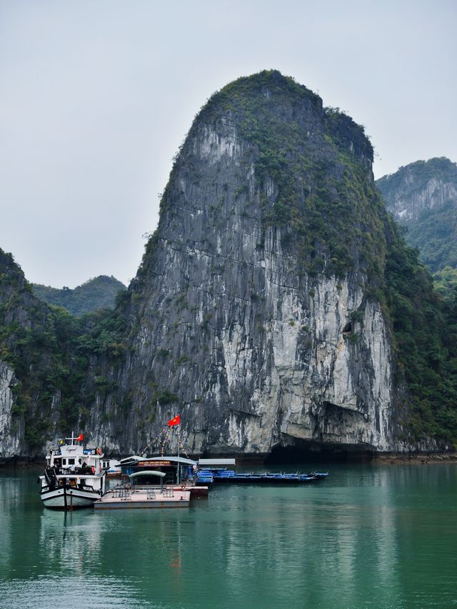 下龍灣隱蔽的海中湖，藏著桃花源記裡的小世界