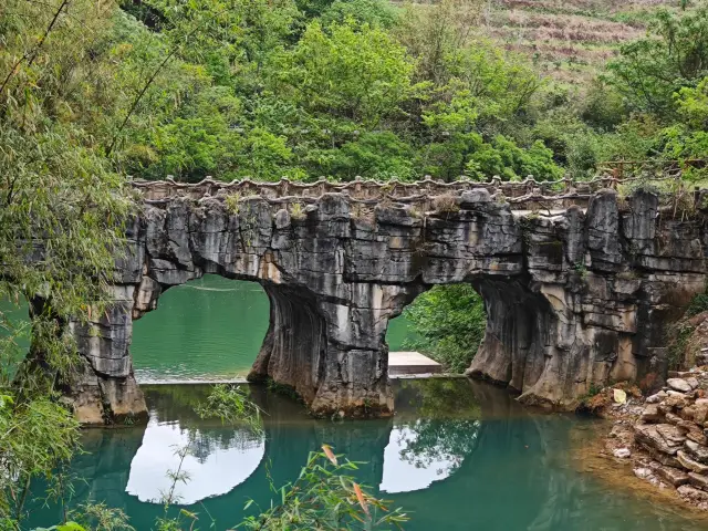 Libo Xiaoqikong in Guizhou is definitely worth a visit