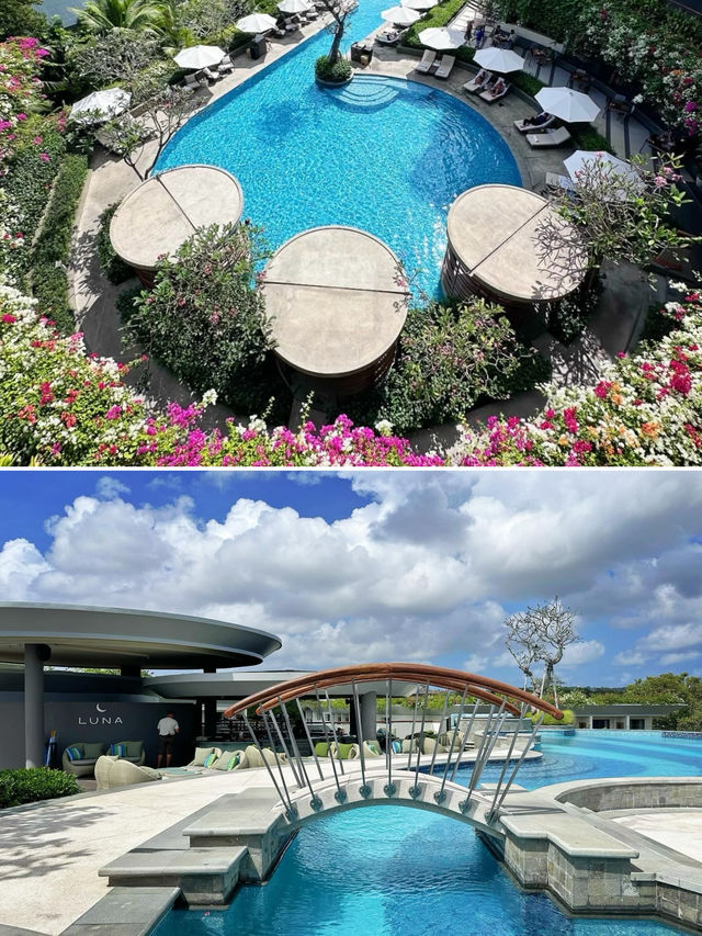 巴厘島Ayana的新酒店Segara主餐廳和空中泳池吧太讚了