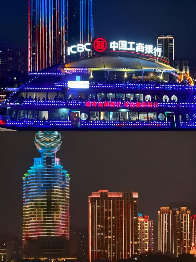 武漢兩江遊覽攻略坐遊輪賞長江唯美夜景
