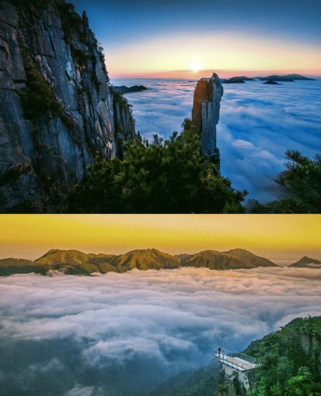 江西不止有武功山，在它隔壁的這座山也很絕