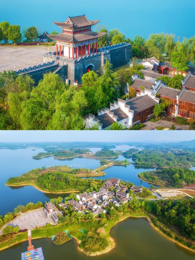 就在蕲春藏在湿地公園里絕美古鎮