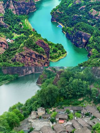 How stunning is the place known as the first fairy mountain in Taoist culture?