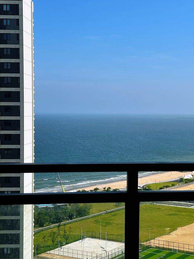 成功追隨風潮!汕頭中海奶油風海景公寓。