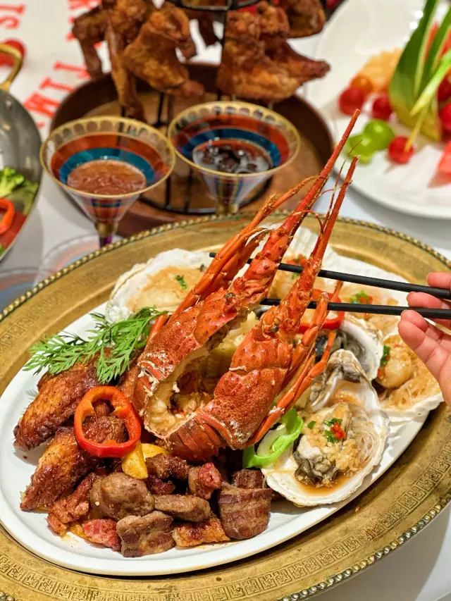 In Xi'an, I had the most amazing Western feast so far. 