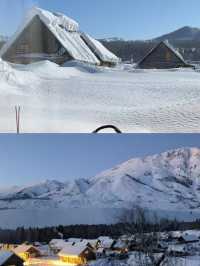 禾木  天山腳下的小木屋。