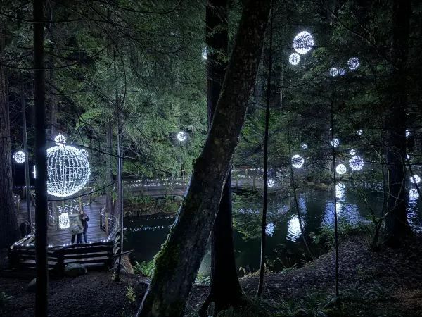 Capilano Suspension Bridge Park during Christmas Month