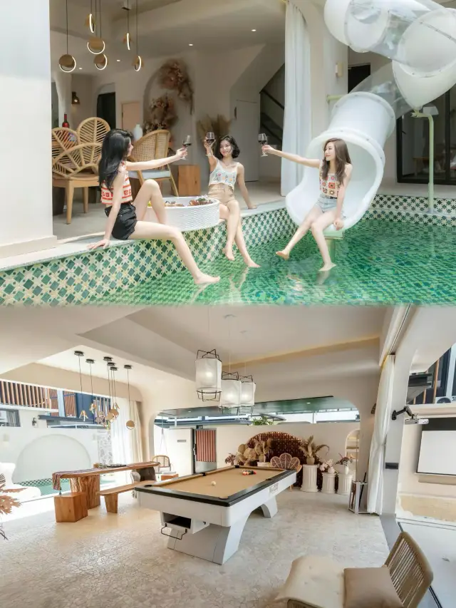 워크숍, 홈파티, 수영장 빌라, 당구대, 회의실, 슬라이드 수영장