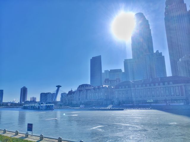 津灣廣場——解放橋——世紀鐘——天津站
