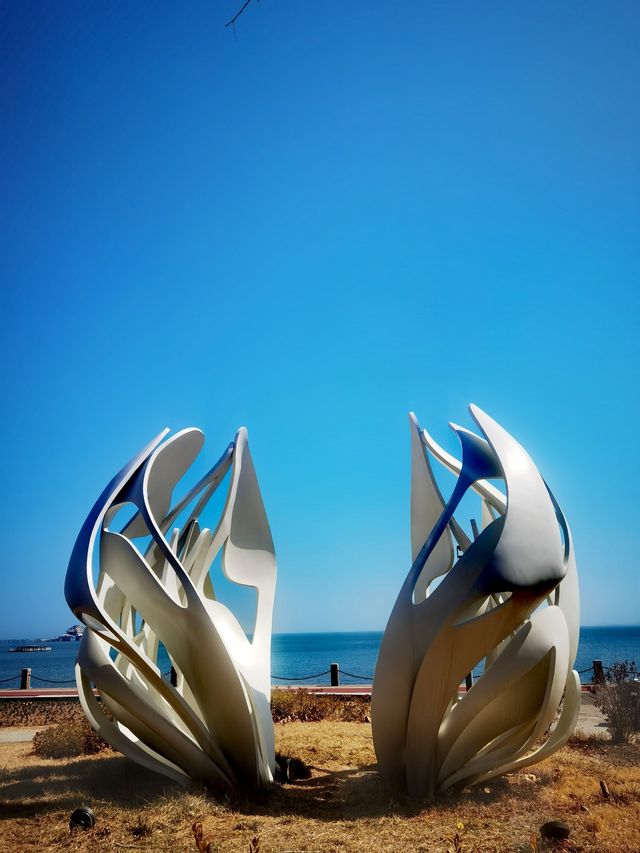 煙台海邊走一走